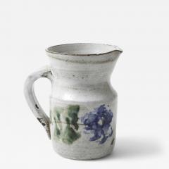 Gustave Reynaud Glazed Ceramic Pitcher by Gustave Reynaud France c 1960 - 4113075