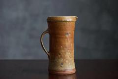 Gustave Tiffoche Ceramic Goblets and Pitcher By Gustave Tiffoche France 1970s - 3909088