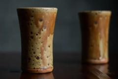 Gustave Tiffoche Ceramic Goblets and Pitcher By Gustave Tiffoche France 1970s - 3909105