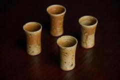Gustave Tiffoche Ceramic Goblets and Pitcher By Gustave Tiffoche France 1970s - 3909114