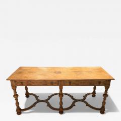 Gustavian Bleached Wood Barley Twist Table Europe 18th 19th c  - 4241940