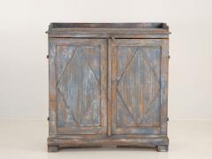 Gustavian Buffet in Blue Paint - 2187594