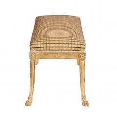 Gustavian Giltwood Window Bench - 4731629