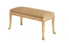 Gustavian Giltwood Window Bench - 4731632