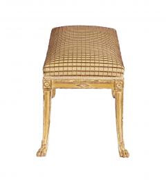 Gustavian Giltwood Window Bench - 4731633
