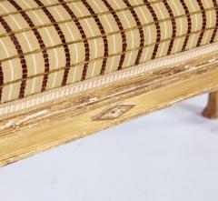 Gustavian Giltwood Window Bench - 4731636