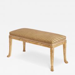 Gustavian Giltwood Window Bench - 4731640