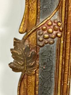 Gustavian Italian Wall Console Mirror Cornucopia Motif Parcel Gilt Decorated - 2991390