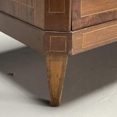 Gustavian Louis XVI Style Swedish Commode Birch Marble Brass 1950s - 3641808