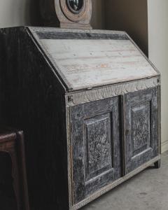 Gustavian Mora Clock Secretaire - 3290941