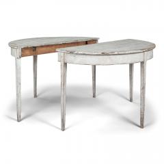 Gustavian Painted Dining Table Circa 1810 - 4051454