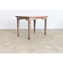 Gustavian Period 18th Century Swedish Painted Center Table - 4550095
