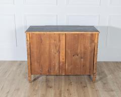 Gustavian Style Chest of Drawers in Black with Brass Hardware and Carved Details - 4223237