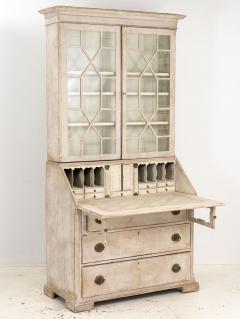 Gustavian Style Drop Front or Slant Front Secretary Late 19th Century - 3392531