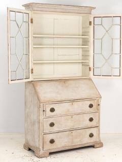Gustavian Style Drop Front or Slant Front Secretary Late 19th Century - 3392533