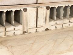 Gustavian Style Drop Front or Slant Front Secretary Late 19th Century - 3392536
