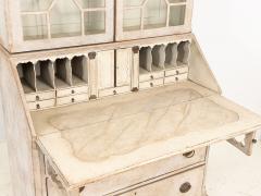 Gustavian Style Drop Front or Slant Front Secretary Late 19th Century - 3392539