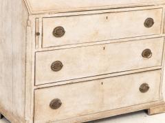 Gustavian Style Drop Front or Slant Front Secretary Late 19th Century - 3392541