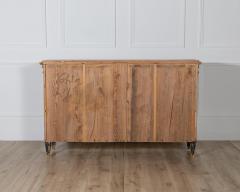 Gustavian Style Painted Sideboard with Reeded Doors circa 1900 - 4223325