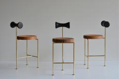 Gustavo Bittencourt Set of 3 Torno stools by Brazilian Designer Gustavo Bittencourt 2026 - 4521008