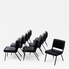 Gustavo Pulitzer Finali Elegant set of 10 saddle stitched chairs - 2463955