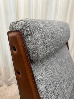 Gustavo Pulitzer Finali Pair of Alba Stitched Leather Lounge Chairs by Gustavo Pulitzer for Arflex - 4619872
