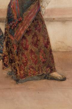 Gustavo Simoni Italian 1845 1926 A Watercolor of An Orientalist Dancer 1890 - 2593863