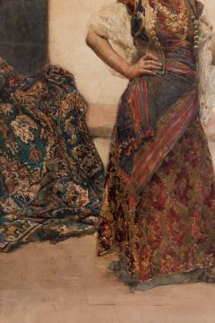 Gustavo Simoni Italian 1845 1926 A Watercolor of An Orientalist Dancer 1890 - 2593864