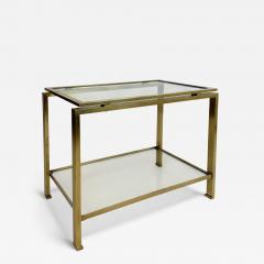 Guy LeFevre Brass and Glass Side Table by Guy Le Fevre - 4444475
