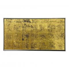 Guy LeFevre French Mid Century Coffee Table with Gilded Glass Top by Guy Lefevre - 4421549