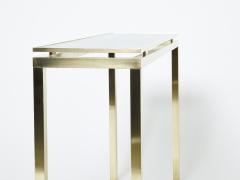 Guy LeFevre Guy Lefevre brass console table for Maison Jansen 1970s - 2215840