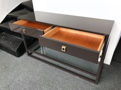 Guy LeFevre Pair of Lacquered Console by Guy Lefevre for Maison Jansen France 1970s - 711433