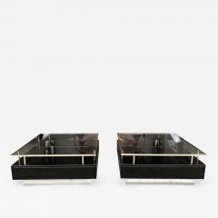 Guy LeFevre Pair of Lacquered Tables by Guy Lefevre for Maison Jansen France 1970s - 538512