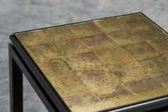 Guy LeFevre Pair of Side Tables in Verre glomis Guy Lefevre for Maison Jansen - 4396196