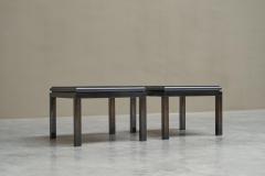 Guy LeFevre Pair of Side Tables in Verre glomis Guy Lefevre for Maison Jansen - 4528682