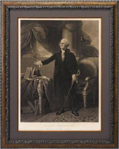 H S Sadd 1844 George Washington Engraving by H S Sadd - 3493692