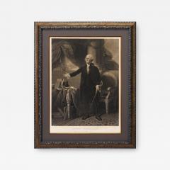 H S Sadd 1844 George Washington Engraving by H S Sadd - 3493694