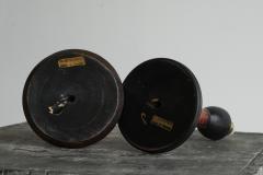 H Steinpatz H Steinpatz Pair of Hand Painted Amsterdamse School Table Lamps 1920s - 4468292