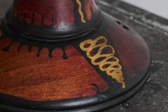 H Steinpatz H Steinpatz Pair of Hand Painted Amsterdamse School Table Lamps 1920s - 4468305