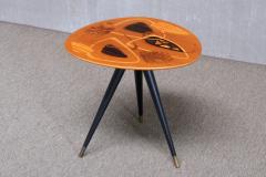 H Sundling AB Swedish Modern Intarsia Side Table H Sundling AB Tr nas Sweden 1950s - 4731584