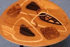 H Sundling AB Swedish Modern Intarsia Side Table H Sundling AB Tr nas Sweden 1950s - 4731585