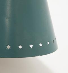 H Th J A Busquet Robins Egg Blue Wall Light by H Busquet for Hala Zeist Netherlands ca 1960 - 3034687