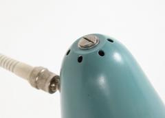 H Th J A Busquet Robins Egg Blue Wall Light by H Busquet for Hala Zeist Netherlands ca 1960 - 3034692