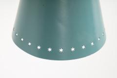 H Th J A Busquet Robins Egg Blue Wall Light by H Busquet for Hala Zeist Netherlands ca 1960 - 3034693