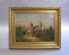 H Van Faber 19th Century Orientalist Painting with Horses - 295699