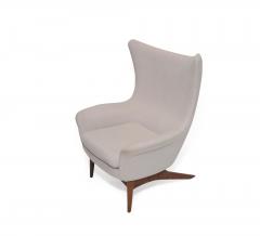 H W Klein H W Klein Danish Wingback Recliner Lounge Chair - 2950369
