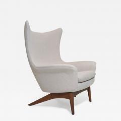 H W Klein H W Klein Danish Wingback Recliner Lounge Chair - 2952309