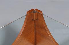 H W Klein H W Klein Rolling Teak Glass Coffee Table for Bramin - 4517831