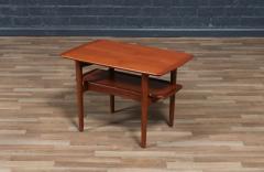 H W Klein H W Klein Teak Side Table w Pull Out Tray for Bramin - 4372757