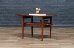 H W Klein H W Klein Teak Side Table w Pull Out Tray for Bramin - 4372762